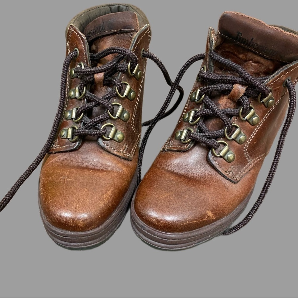 TIMBERLAND Brown Ankle Boots - Size 6